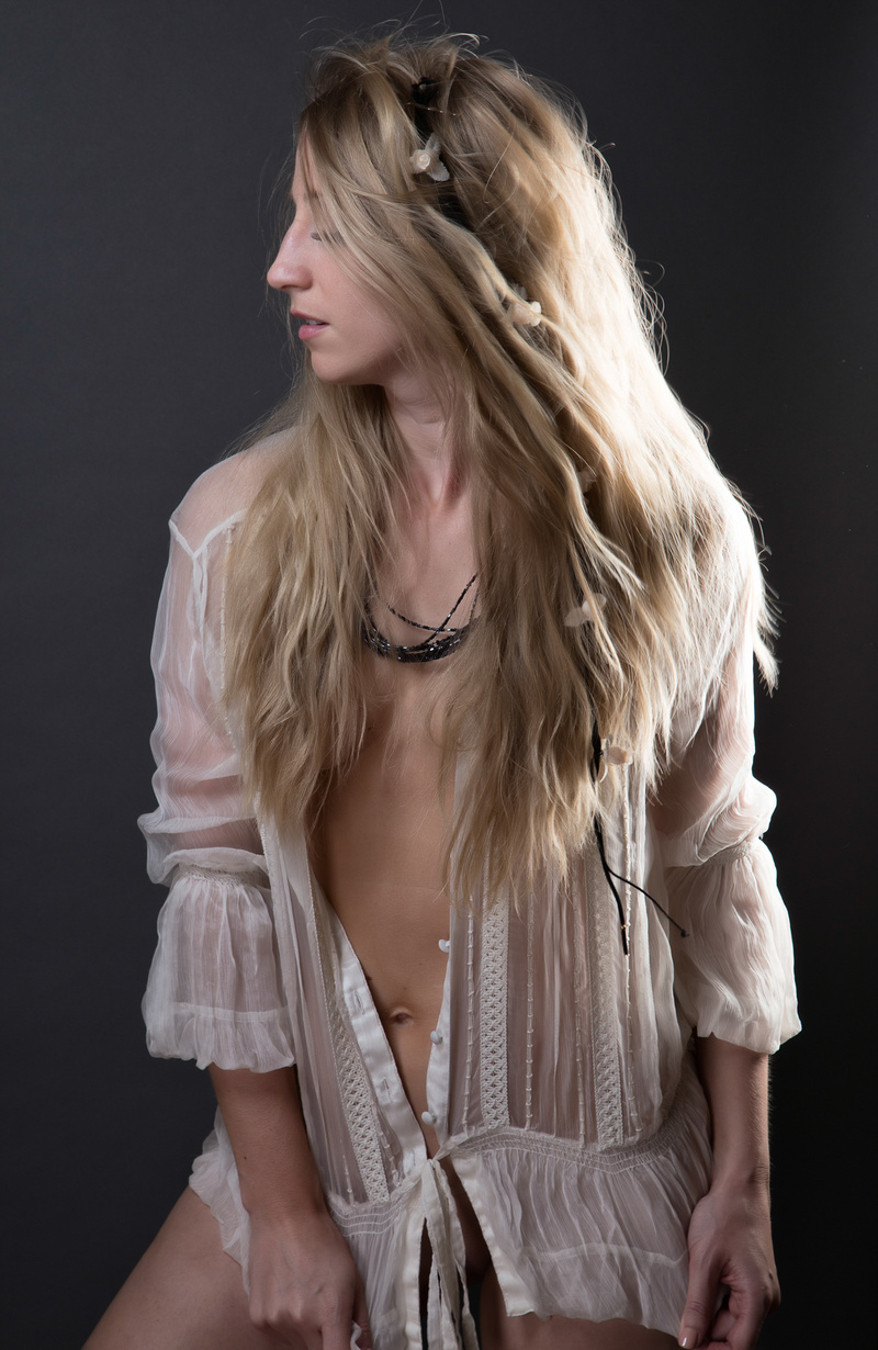 Female model photo shoot of BecSK by Santiago Rueda in Minneapolis