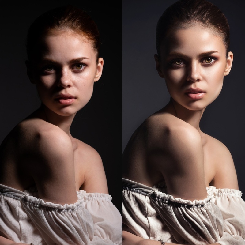 0 model photo shoot of Anna Becker