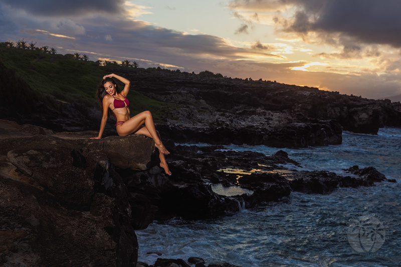 Male and Female model photo shoot of Brandon Vincent and SDSF in Maui