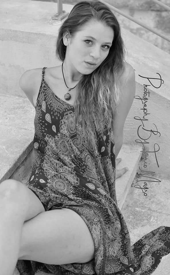 Female model photo shoot of evangelinemifsud3 in Mdina