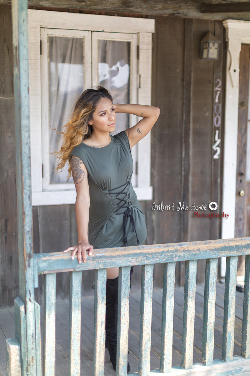 0 model photo shoot of Inland Meadows  in Old Town Temecula, California