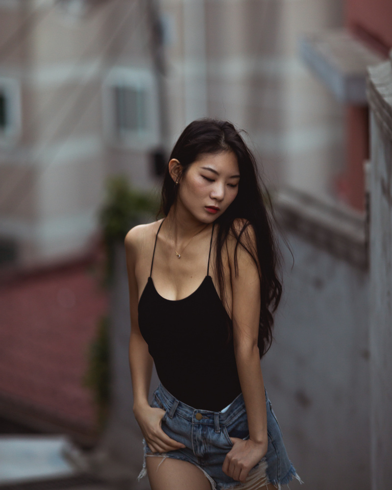 Female model photo shoot of mina song in seoul