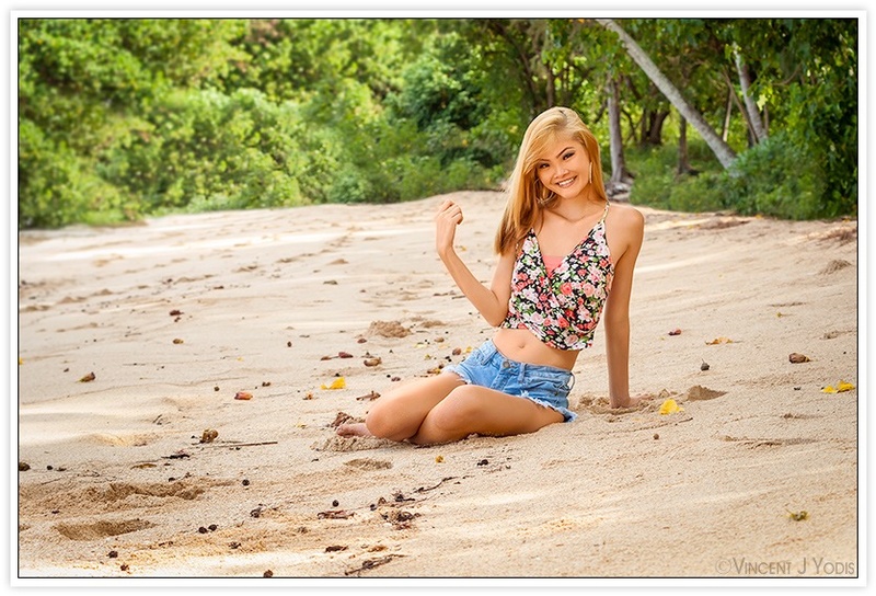 Female model photo shoot of kimmderella98 in Oahu, Hawaii
