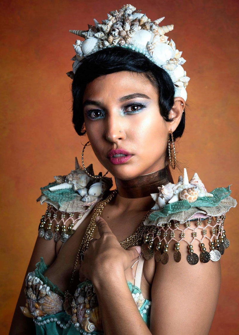 Female model photo shoot of Yactibani by Danny Lozano in Luminous studio's