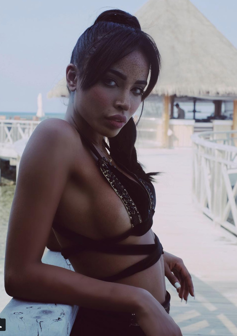 Female model photo shoot of vonnlu in Maldives