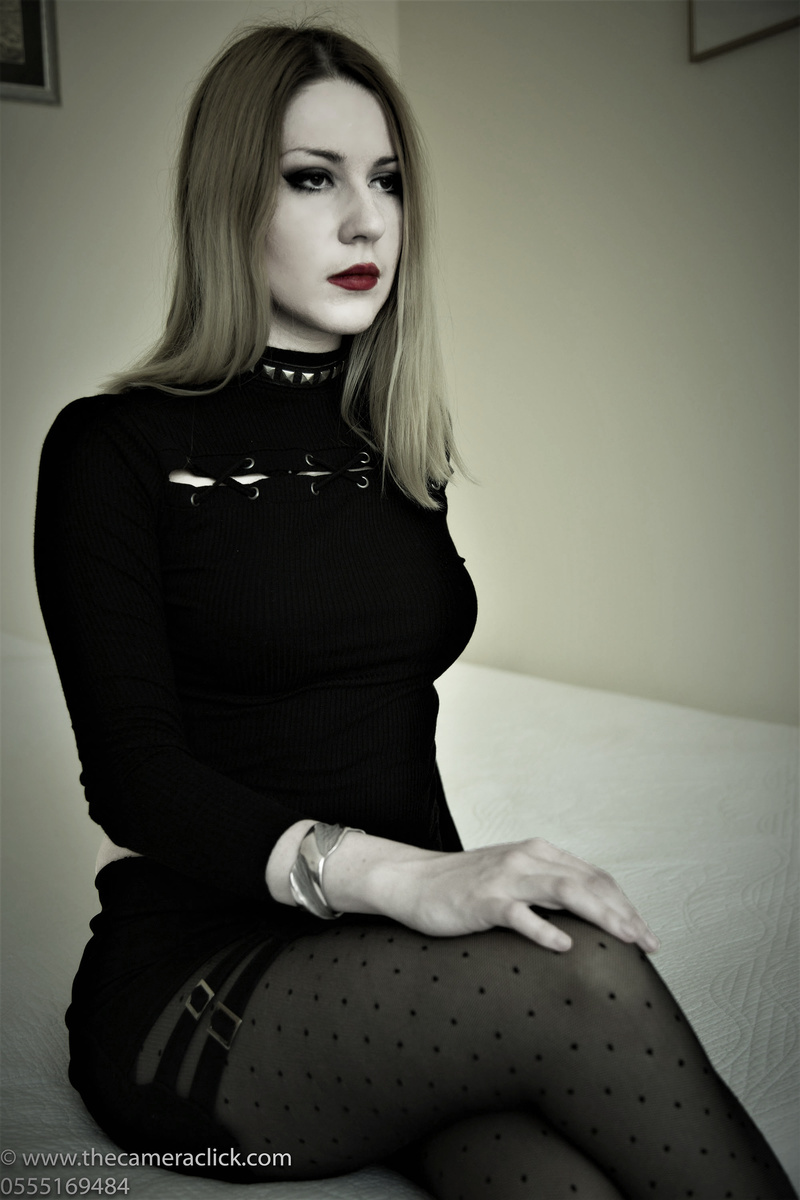Female model photo shoot of Vivienne Violence