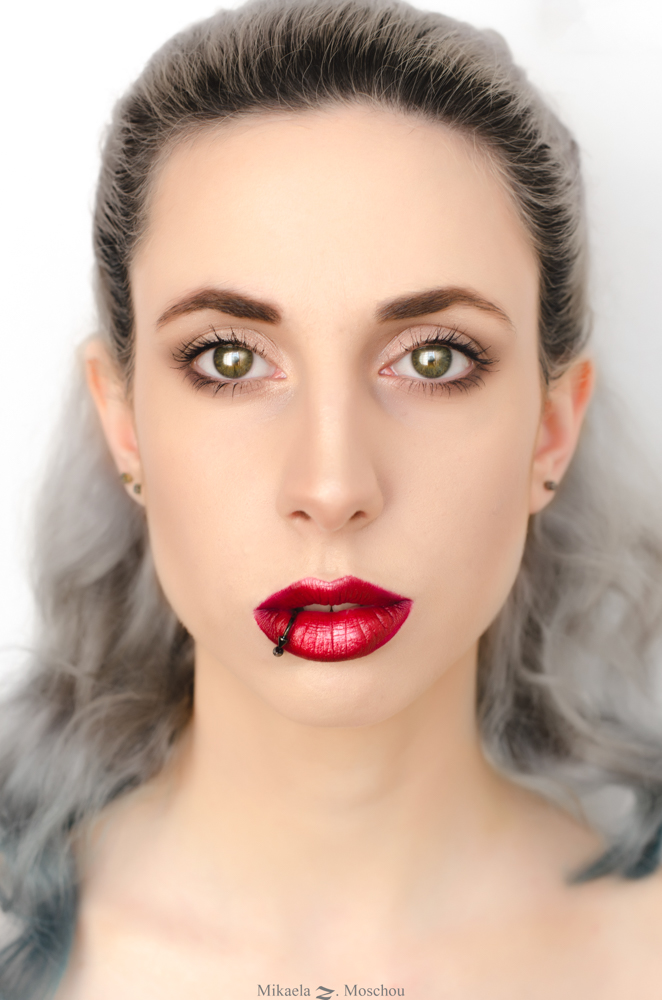 Female model photo shoot of Zaami, makeup by Arte
