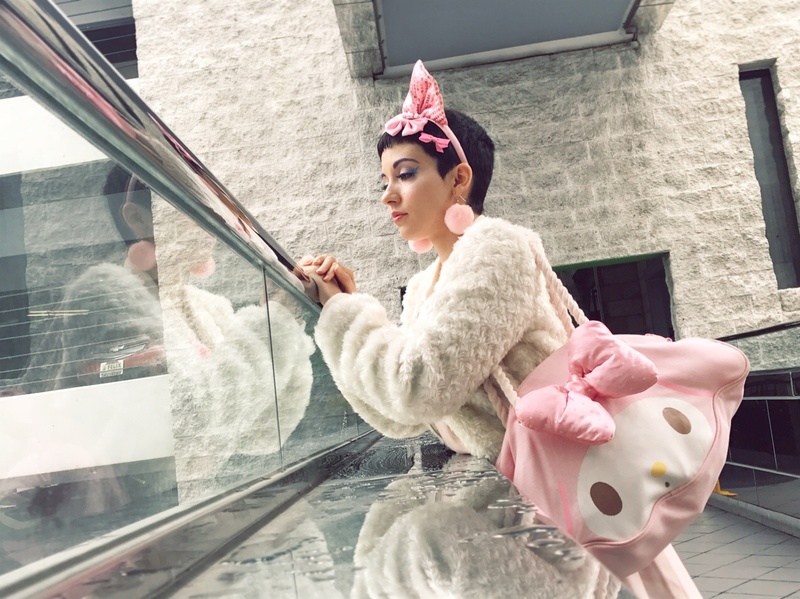 Female model photo shoot of New Hologram in Sakura Mall