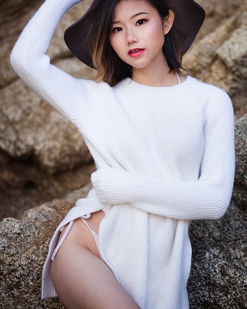 Female model photo shoot of liyaluimodel