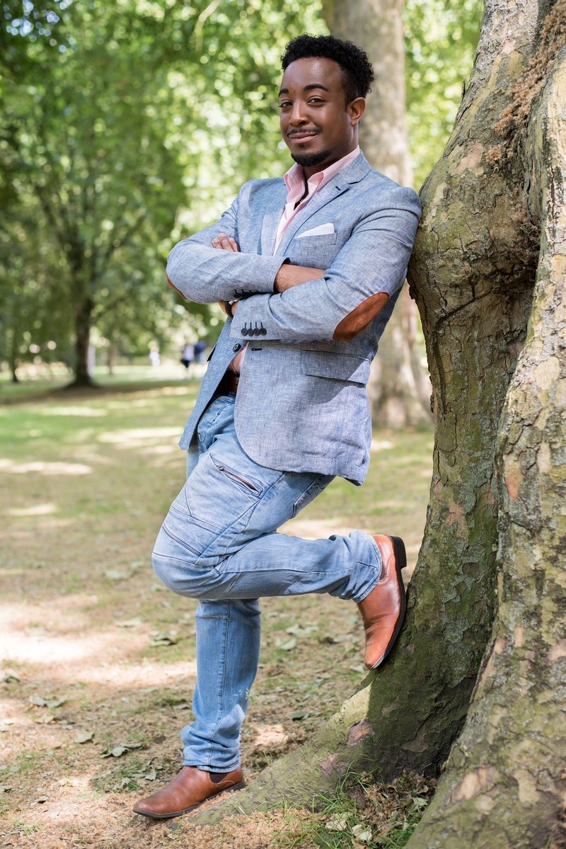 Male model photo shoot of Darren Charles in Hyde Park London