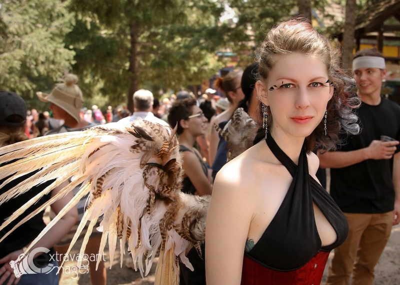 Female model photo shoot of Morrigan Bloodraven in Colorado Renaissance Festival '18