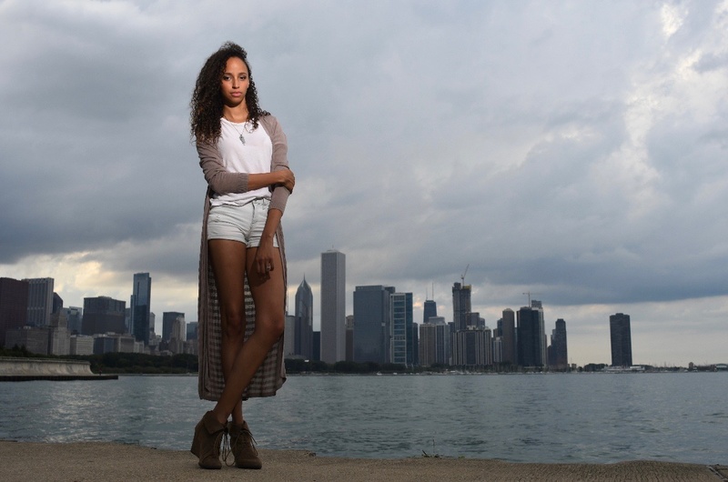 Female model photo shoot of Megan Macias in Chicago