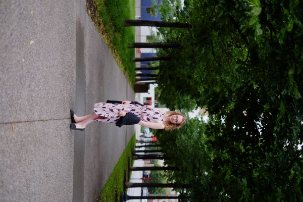 Female model photo shoot of Meghan Voight in Gold Medal Park