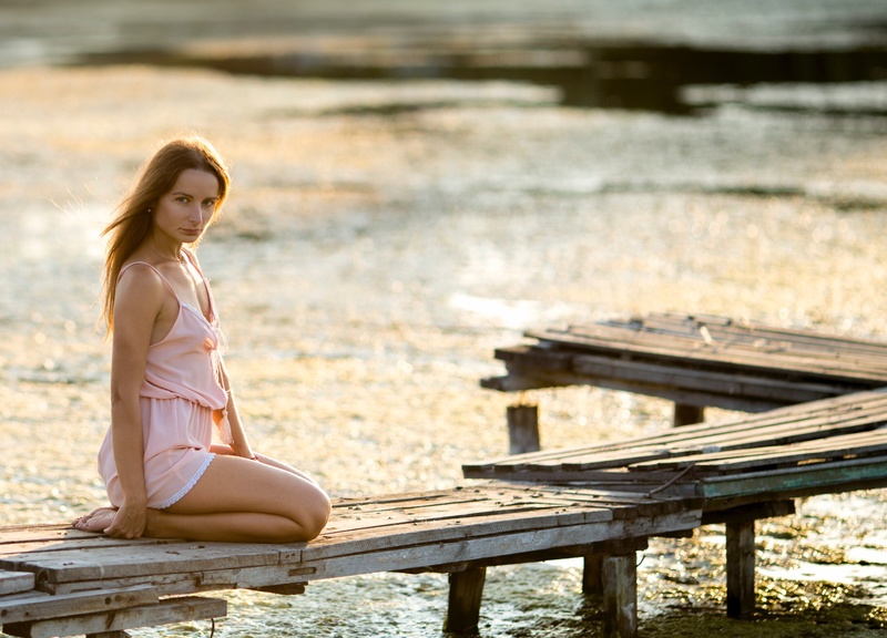 Female model photo shoot of LILEYA in Lake