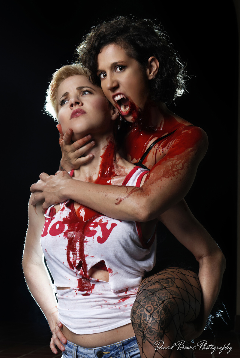 Female model photo shoot of EricaPier and Izzy Goff by David Bowie Photography
