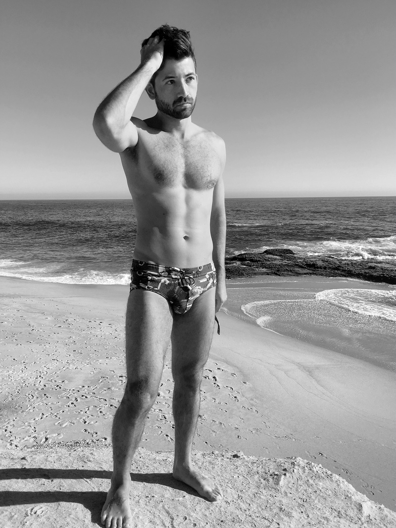 Male model photo shoot of RPK in West Street Beach, Laguna Beach, CA