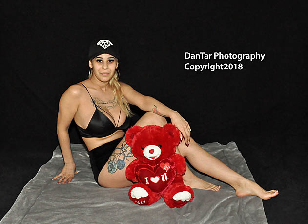 Male and Female model photo shoot of DanTar Photography and Davina Diamond by DanTar Photography in DanTar Studio in Calgary