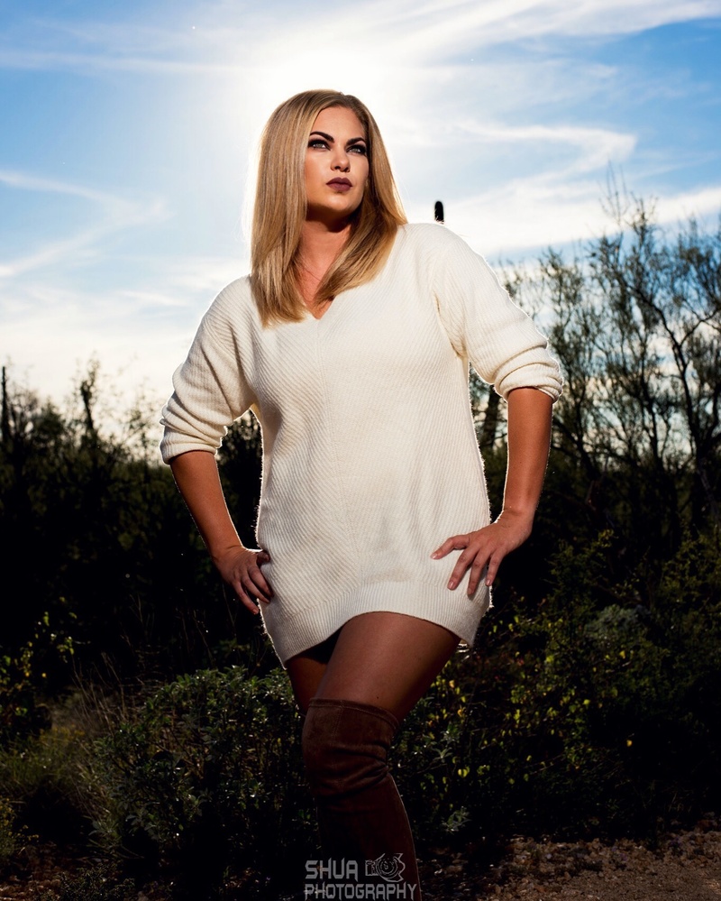 Female model photo shoot of TucsonBarbie in Tucson, AZ