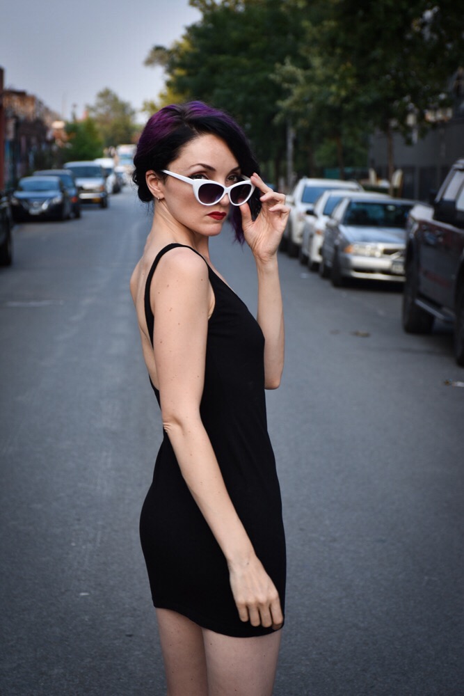 Female model photo shoot of Amanda Violets by Jeff Fiore in Brooklyn, NY