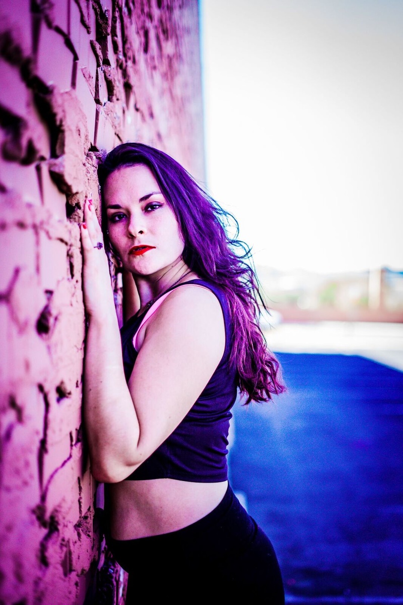 Female model photo shoot of dahliademented in 4th Ave, Tucson, AZ