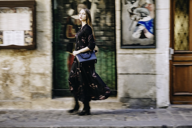Female model photo shoot of sunlo studio in Montmarte, Paris