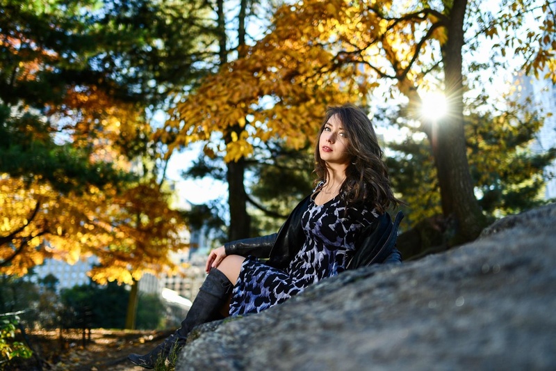 Female model photo shoot of Anastasya Kamenski by JadedWriter in Central Park