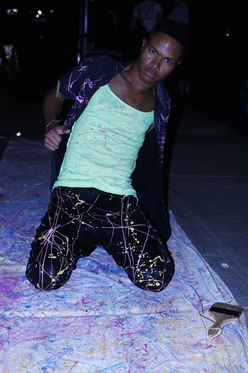 Male model photo shoot of Lync Johnson in Brooklyn, NY