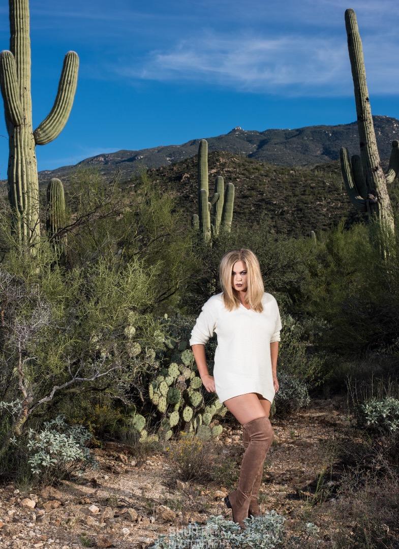 Female model photo shoot of TucsonBarbie