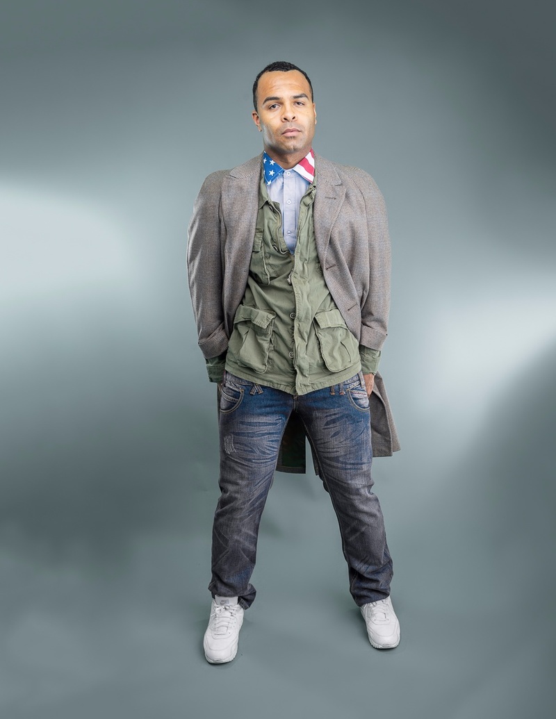 Male model photo shoot of Nate Phillip by Sanjaya Das in Alameda, Ca, wardrobe styled by Underground Runway