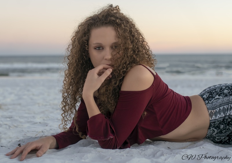 Female model photo shoot of sierraw2591 in Mobile, Alabama