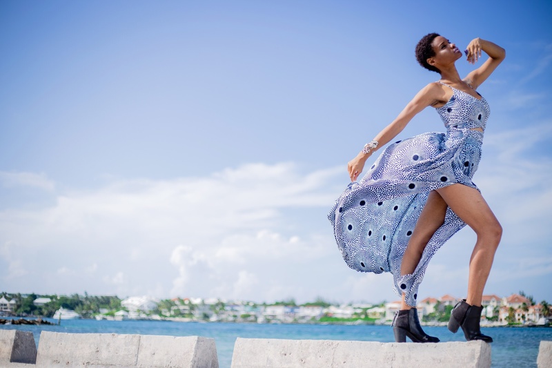 Female model photo shoot of Ominique Charmaine in Nassau, The Bahamas