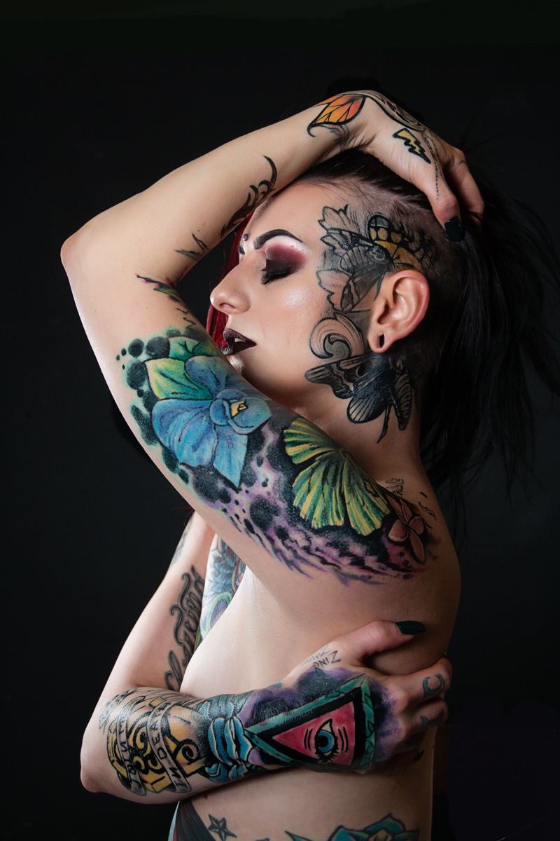 Female model photo shoot of Bats For Beauty and Alchemy Reign by Robert Hicks Photo