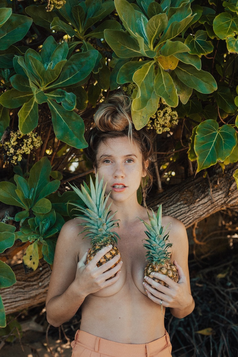 Female model photo shoot of KiraLawrence in Maui