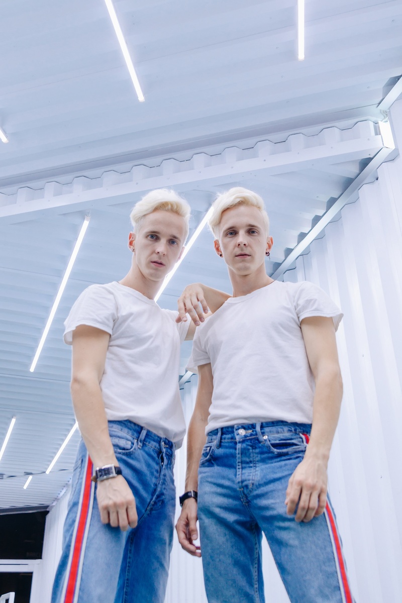Male model photo shoot of TwinsFilippAndKirill in Los Angeles