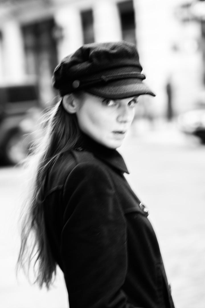 Female model photo shoot of Alina_B in Soho, NYC