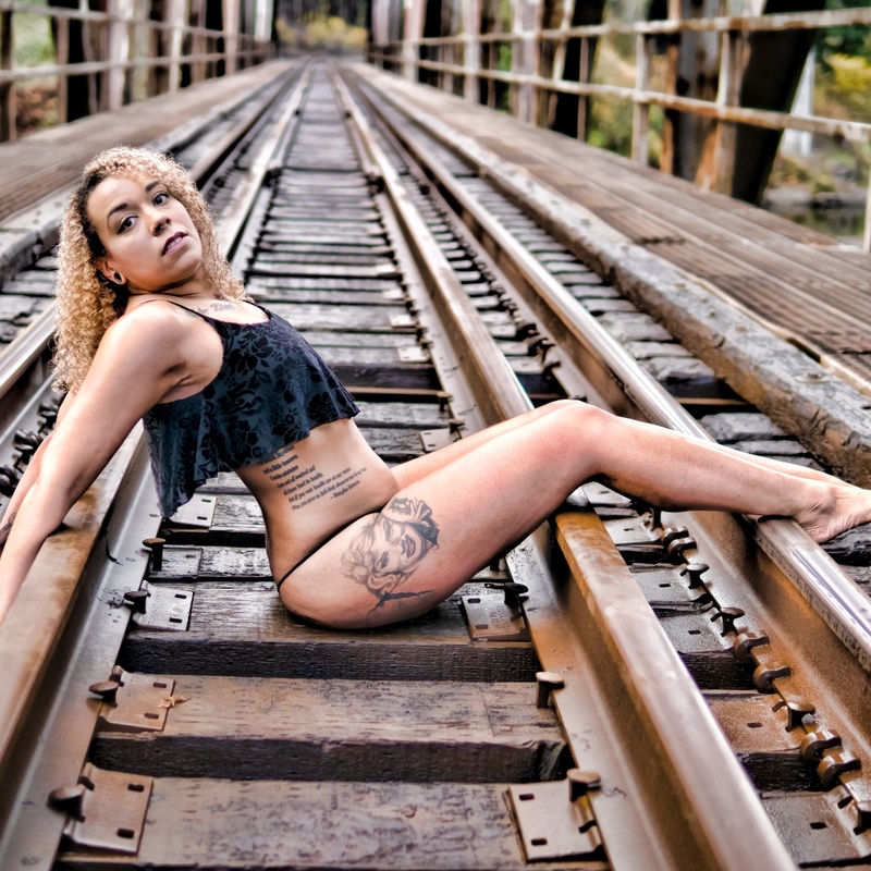 Female model photo shoot of AmbieBambi420 by Michael Whitson in Portland OR