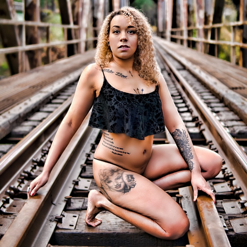 Female model photo shoot of AmbieBambi420 by Michael Whitson in Oregon