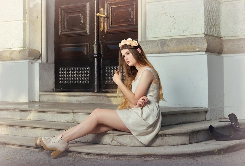 Female model photo shoot of Anja Rijavec