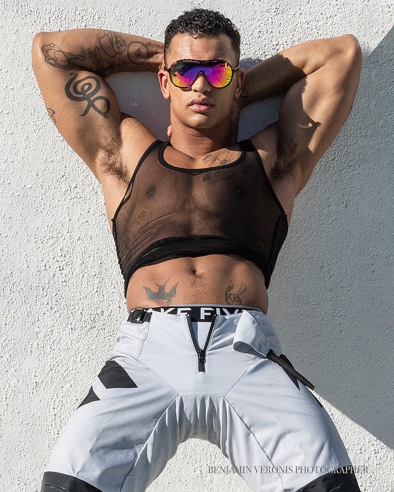 Male model photo shoot of mickey_mccray by Benjamin Veronis