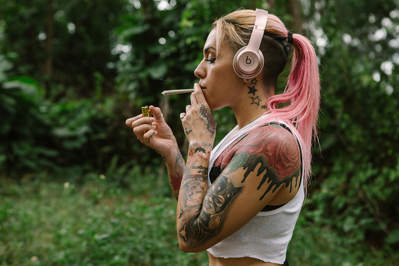 Female model photo shoot of pinkydinero