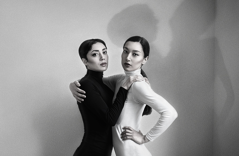 Female model photo shoot of Elena Tun and Rebecca Tun in Leeds