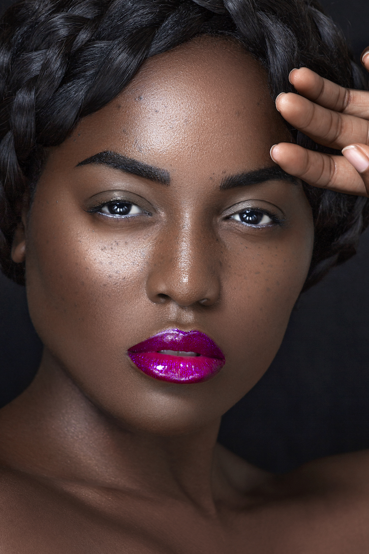 Female model photo shoot of Ekka makeup