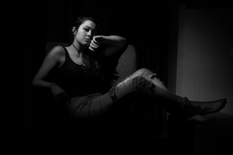 Female model photo shoot of Jaleen Kymri Haslem by marablephoto in Cosmopolitan Casino