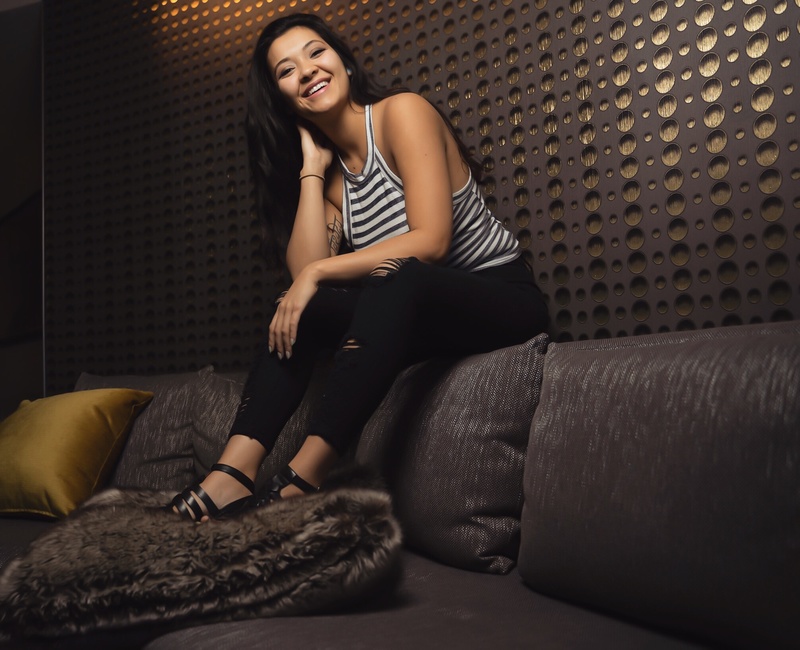 Female model photo shoot of Jaleen Kymri Haslem by marablephoto in Cosmopolitan Casino