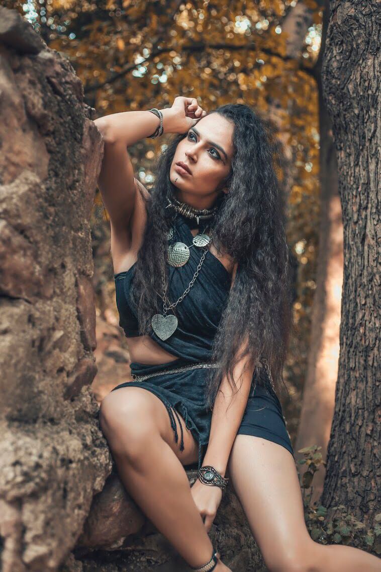 Female model photo shoot of Ishanarang__
