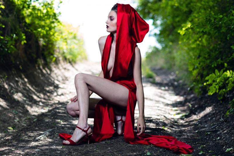 Female model photo shoot of lucinak in prague