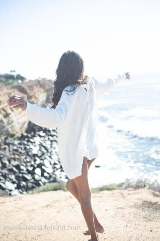 Female model photo shoot of MASIKA latina in Sunset Cliffs, San Diego, CA