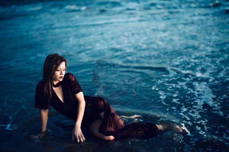 Female model photo shoot of Nicole Sara in Carlsbad Lagoon, CA