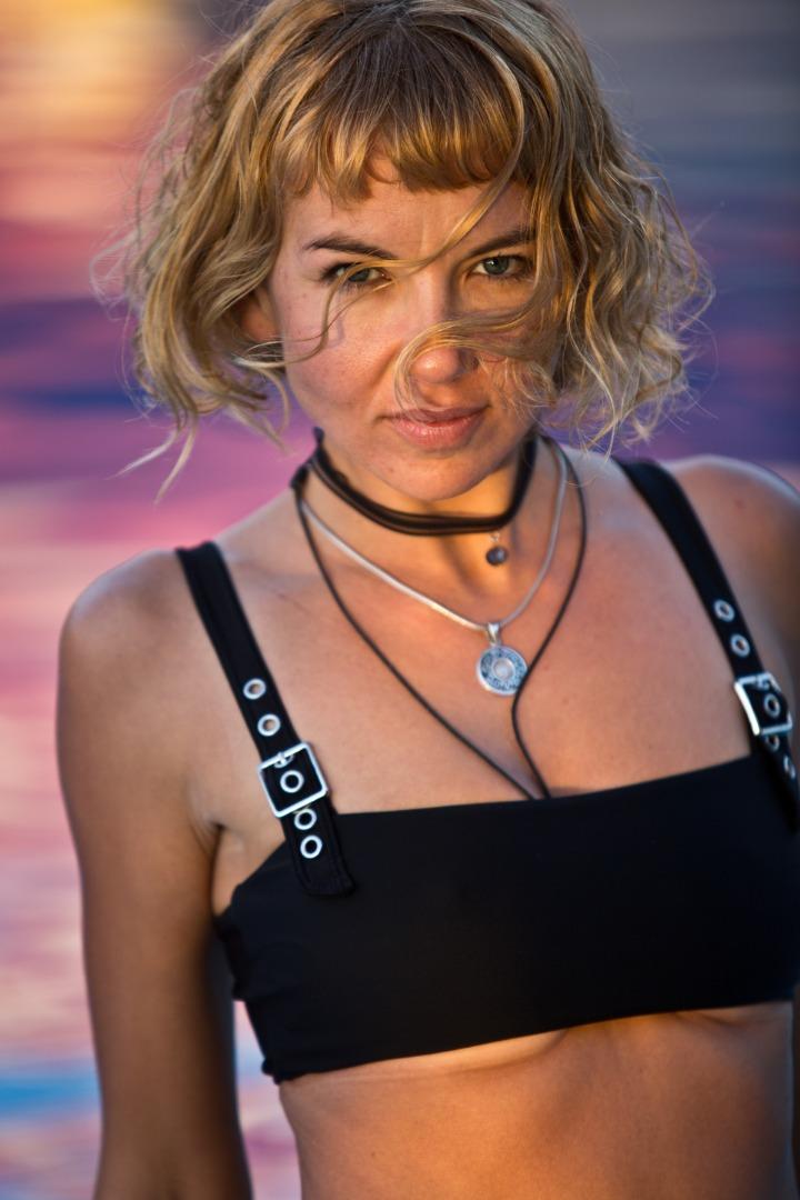 Female model photo shoot of Yaponia in Playa del Carmen, Mexico