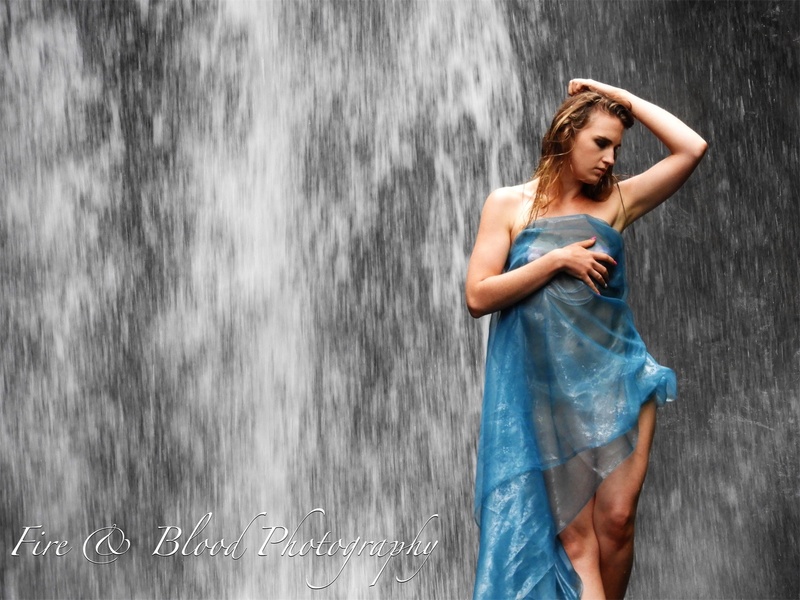 Female model photo shoot of Jenna Dunbar in Ellinjaa Falls Milla Milla FNQ Australia